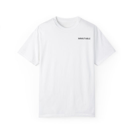 Immutable Elegance: Minimalist Statement Tee for Unchanging Style Unisex Garment-Dyed T-shirt, Fashion & Modern for boys and girls